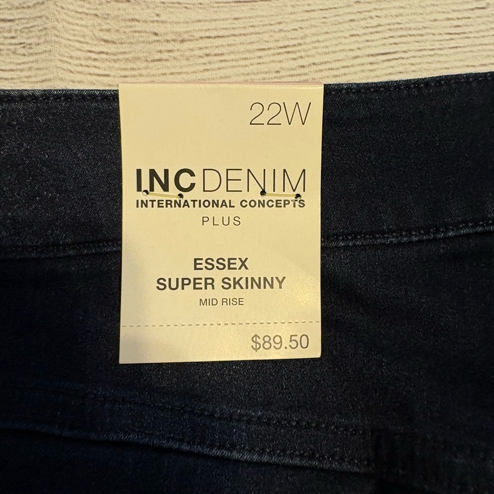 Women's Super Skinny Jeans - Dark Blue